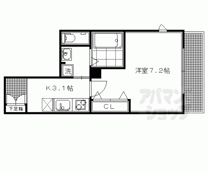 【カーサ桜馬場】間取