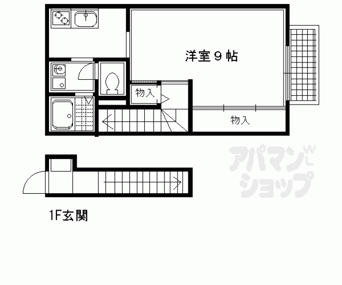 【ディアコート一乗寺】間取