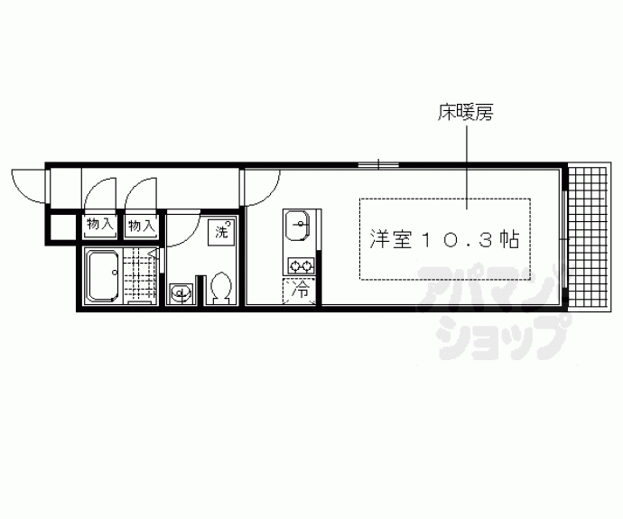 【グランコスモ今出川】間取