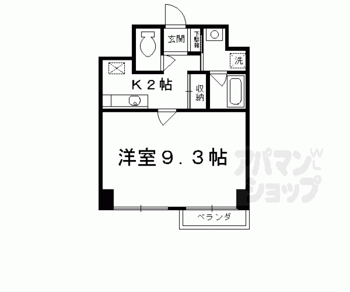 【Ｋ’Ｓ　ｃｕｂｅ　東山】間取