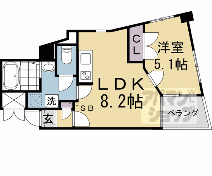 【ＰＡＯ　ＣＯＵＲＴ　ＯＴＯＷＡ】間取