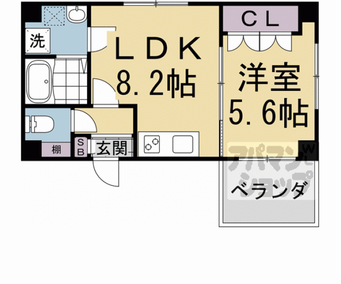 【ＰＡＯ　ＣＯＵＲＴ　ＯＴＯＷＡ】間取