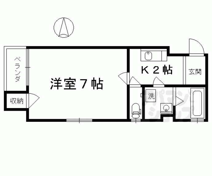 【アルカス七条大宮】間取