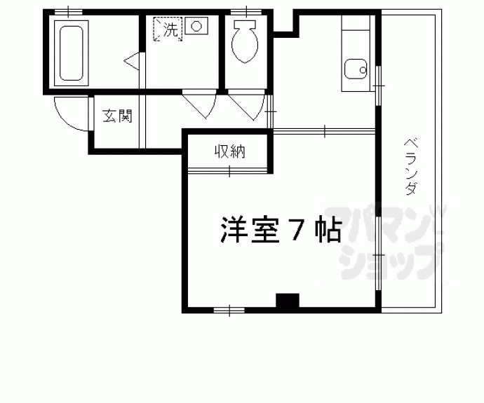 【アルカス七条大宮】間取