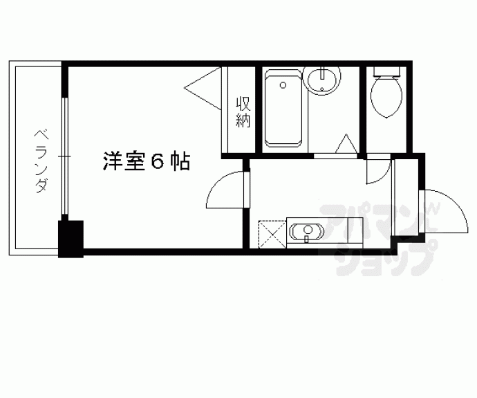 【ヴィラ東海１５号館】間取