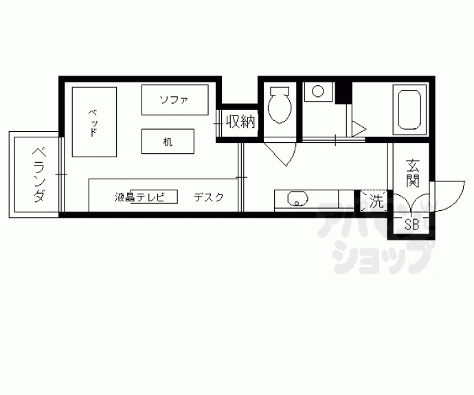 【ＣＭＭ京都駅前】間取