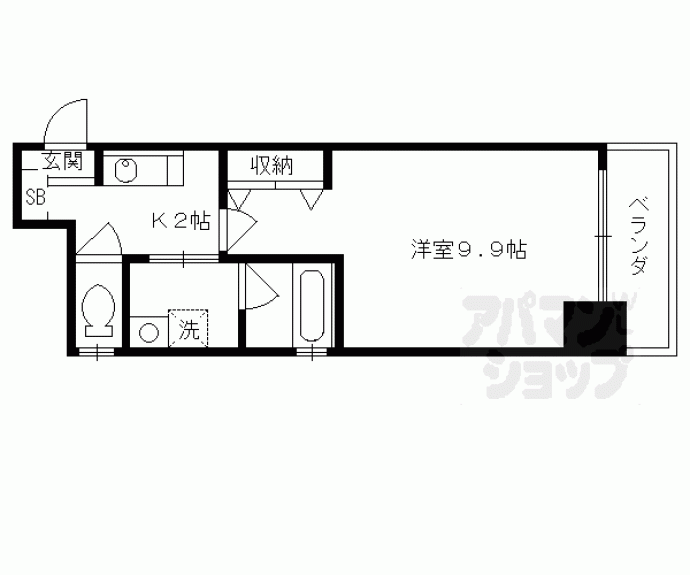 【ハーモニアス西大路】間取