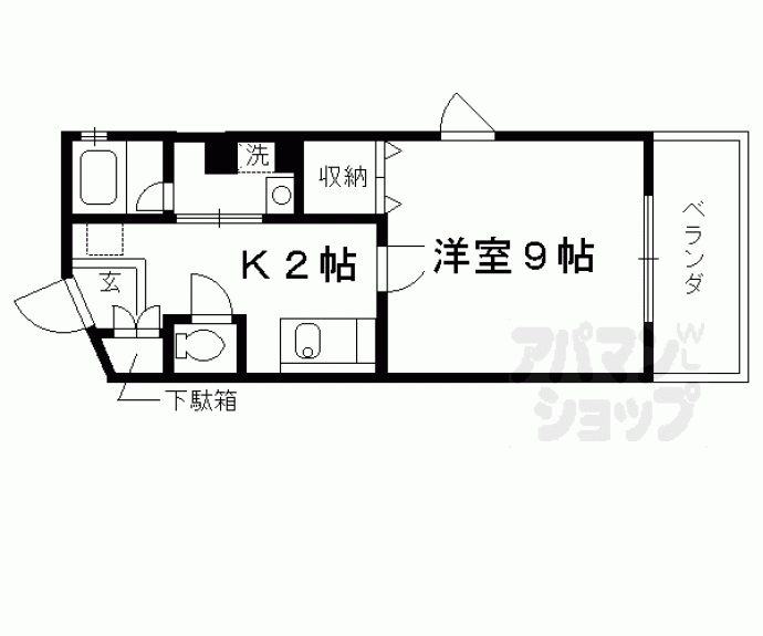 【ハーモニアス西大路】間取