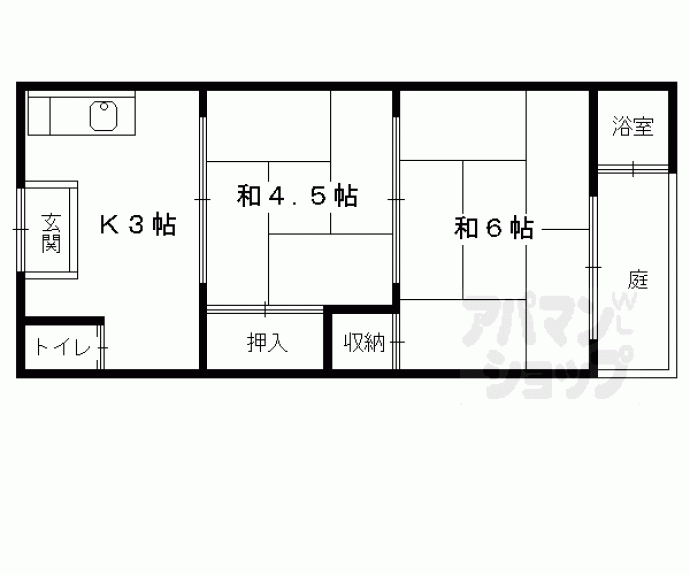 【高矢貸家】間取