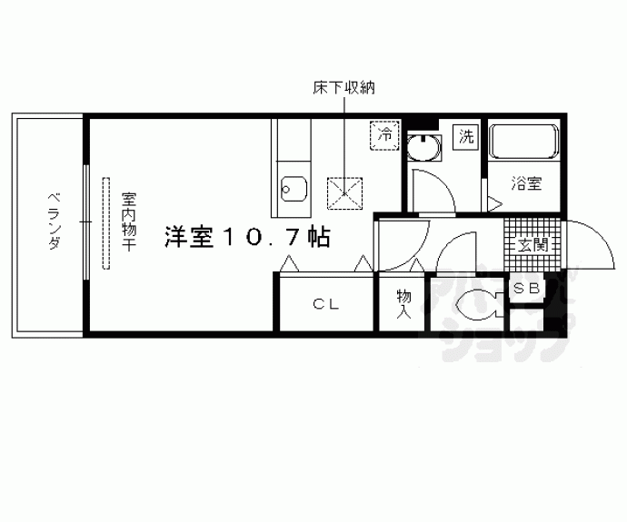 【セジュール城南】間取