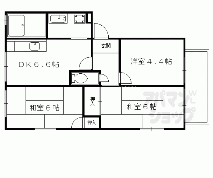 【ラテール音羽　Ｃ棟】間取