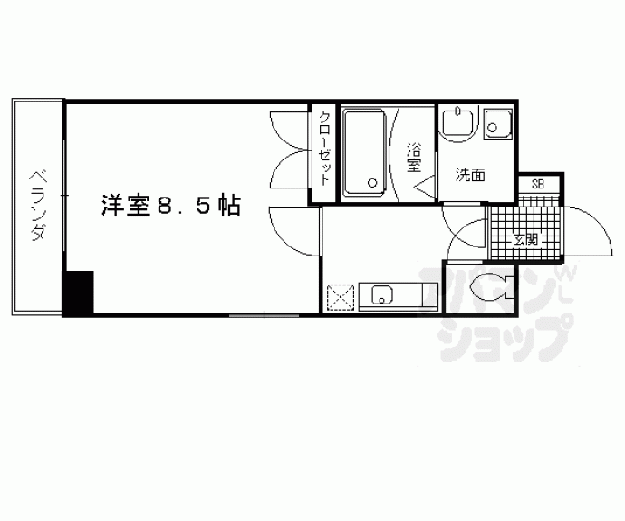 【ラナップスクエア京都駅西】間取