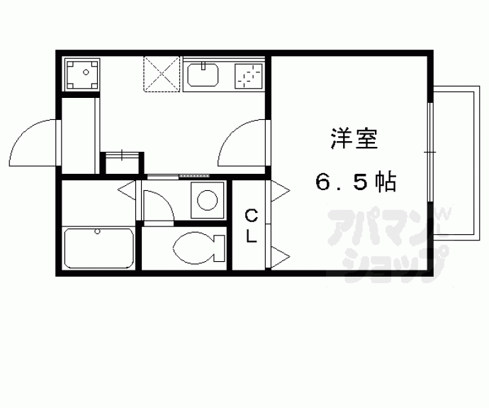 【サウスコート御陵】間取