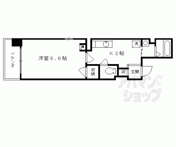 【マ・シェリ東山】間取