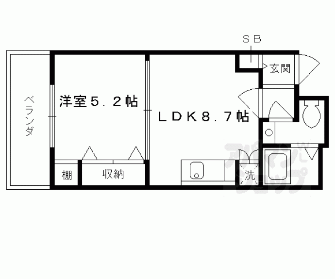 【Ｍｏｒｅ七条】間取