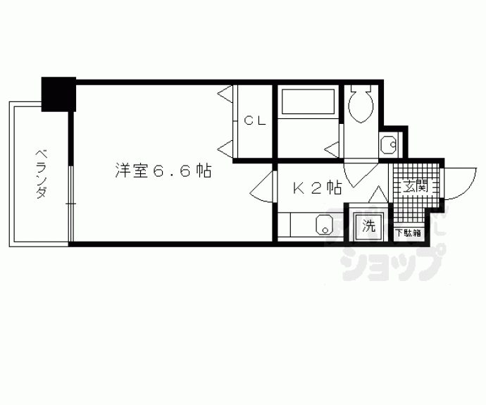 【アクアプレイス京都御所ノ内】間取