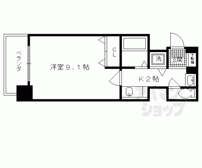 【アクアプレイス京都御所ノ内】間取