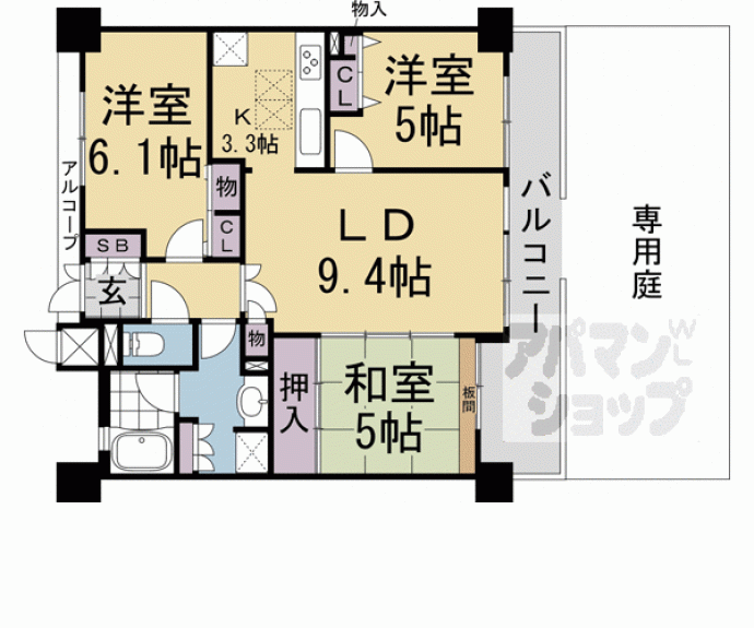 【エスリード淀】間取