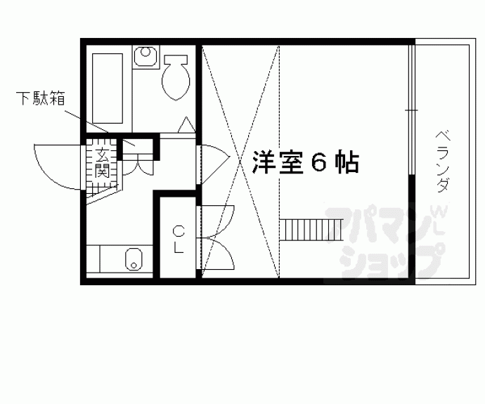 【アレックス東福寺】間取