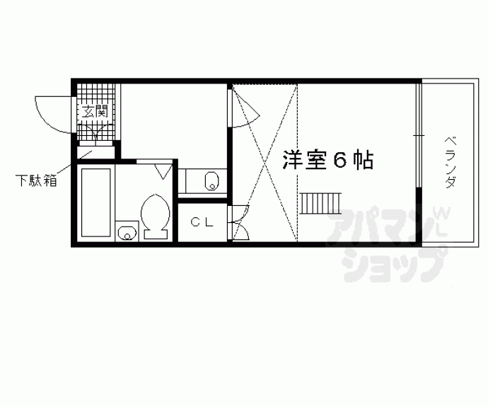 【アレックス東福寺】間取