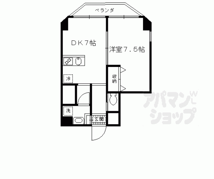 【フラットゴートル】間取