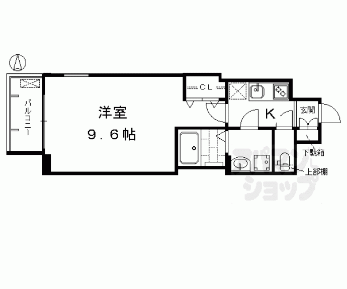 【プレサンス京都洛南】間取