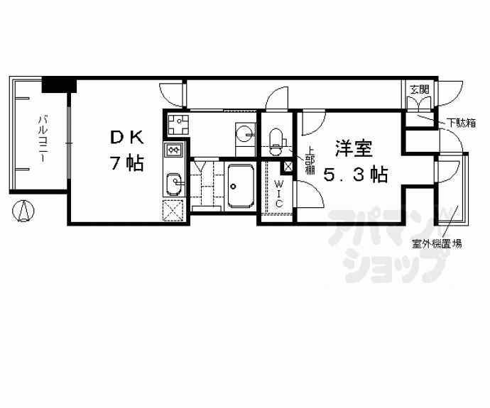 【エスリード京都梅小路】間取