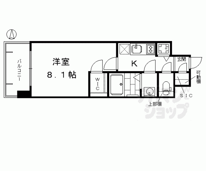 【エスリード京都梅小路】間取