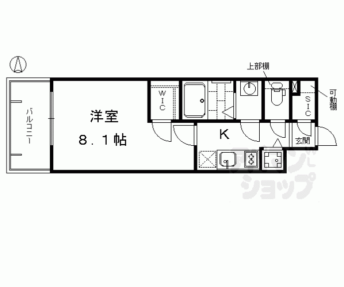 【エスリード京都梅小路】間取