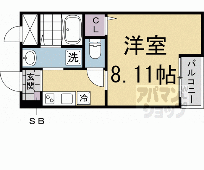 【ボンジュール東山】間取