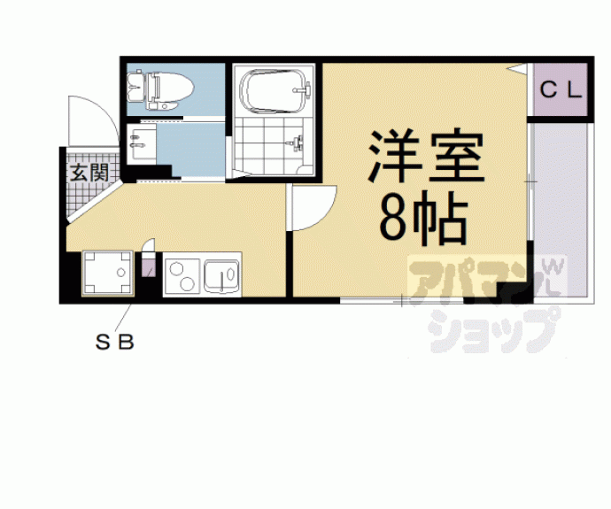 【ボンジュール東山】間取