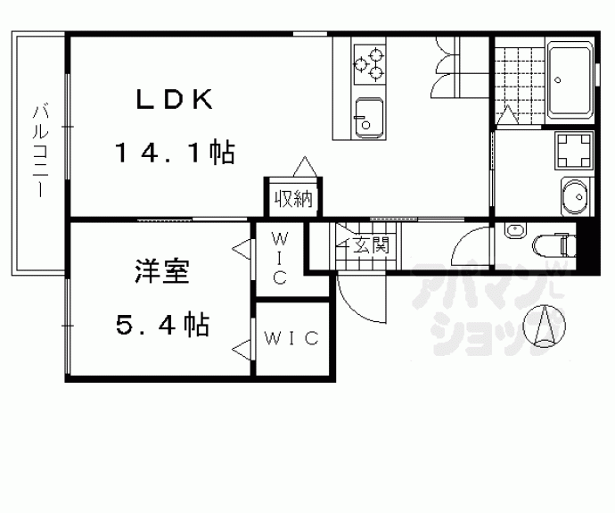 【ＡＰＰＡＲＴＭＥＮＴ　四季】間取