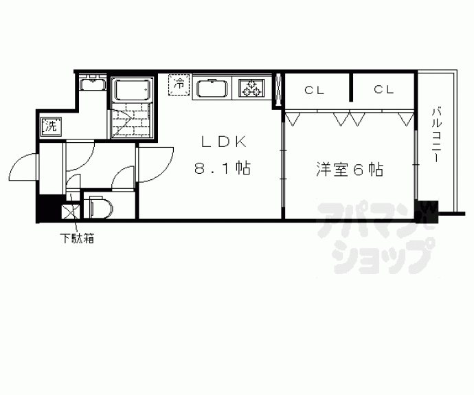 【Ｃａｓａ洛南】間取