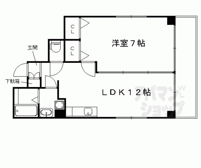 【メゾンドココ】間取