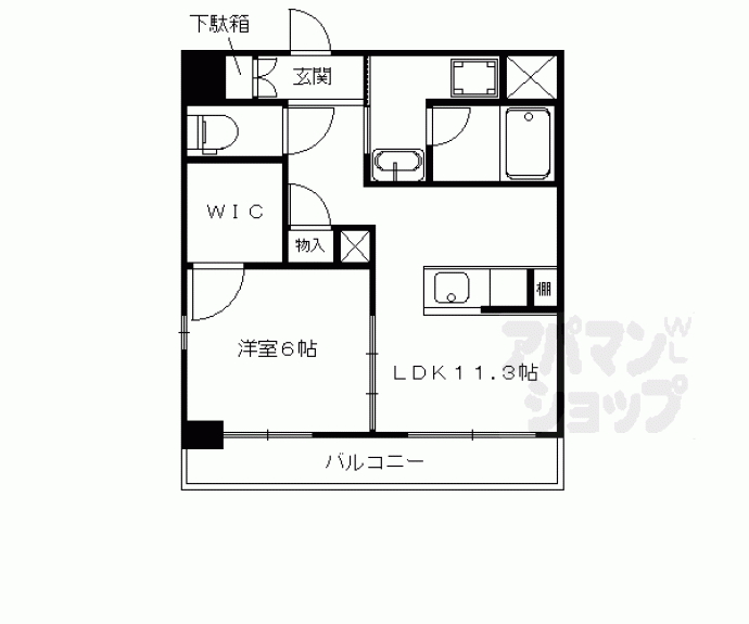 【Ｔｉｓｓａｇｅ塩小路】間取