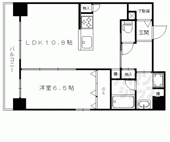 【Ｔｉｓｓａｇｅ塩小路】間取