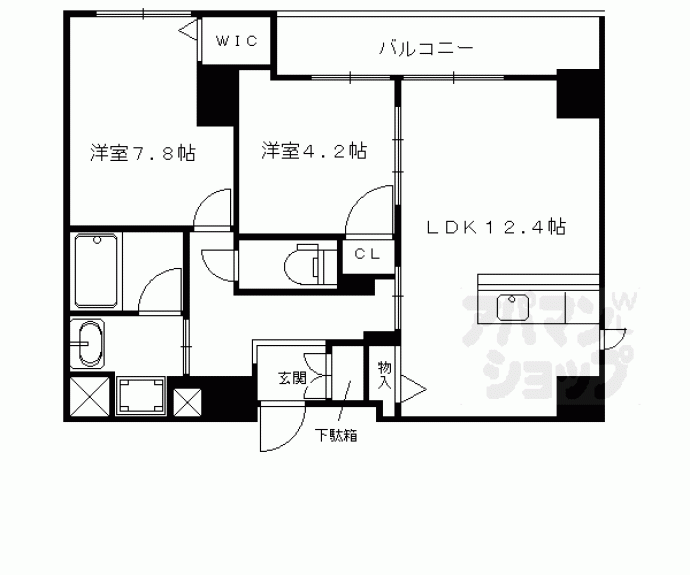 【Ｔｉｓｓａｇｅ塩小路】間取