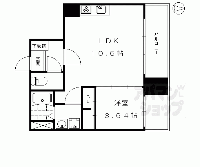 【Ｃｌａｉｒ京都桂川】間取