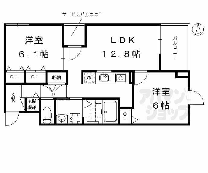 【プラウド久世】間取