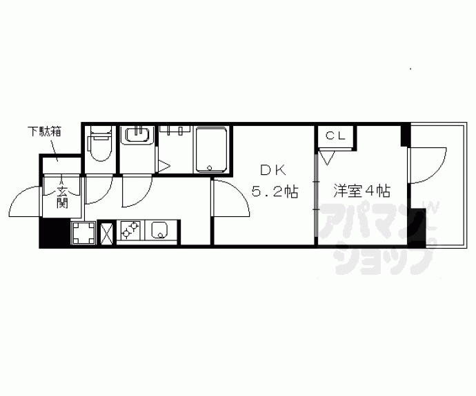 【ベラジオ西大路五条】間取