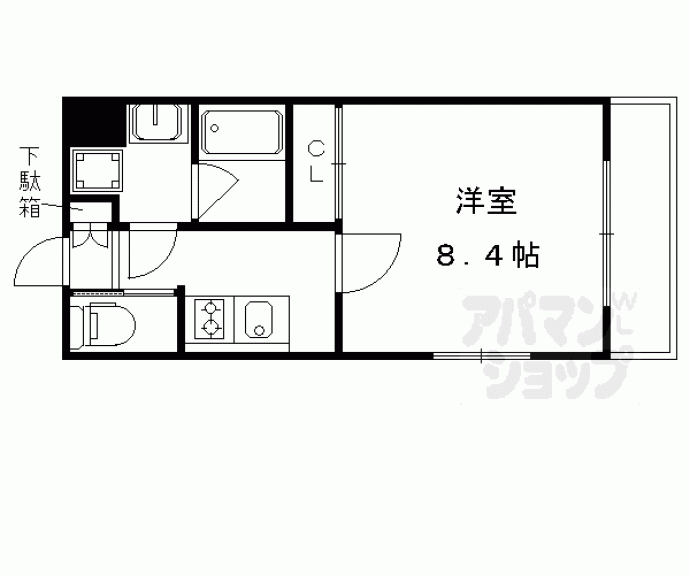 【久世中久世町１丁目マンション】間取