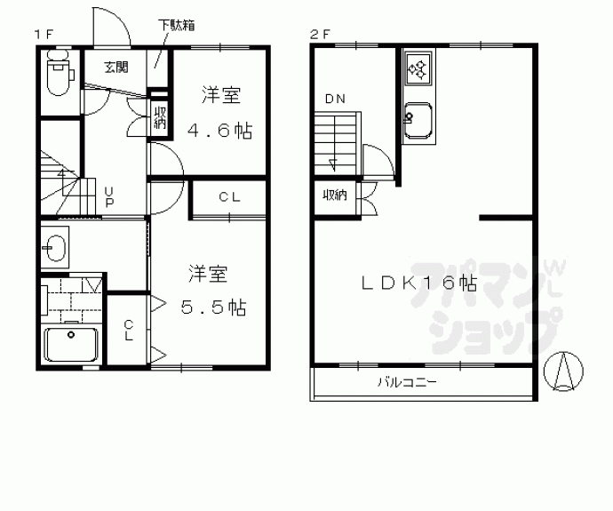 【エル・セレーノ西大路】間取