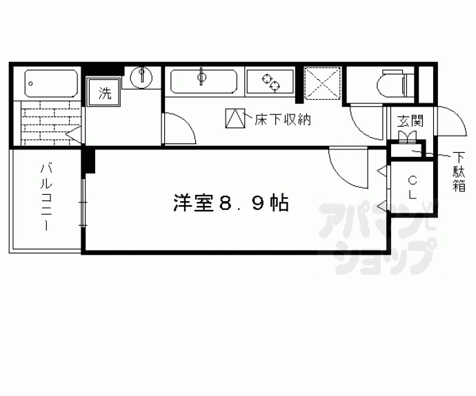 【シャルマン唐橋南】間取