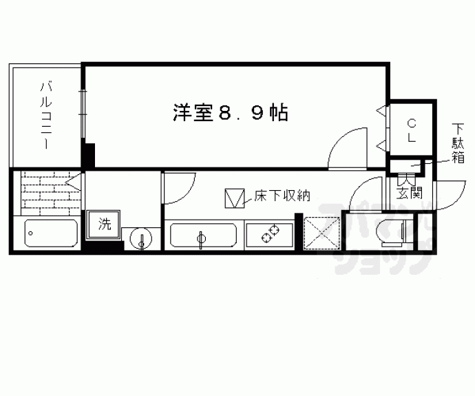 【シャルマン唐橋南】間取