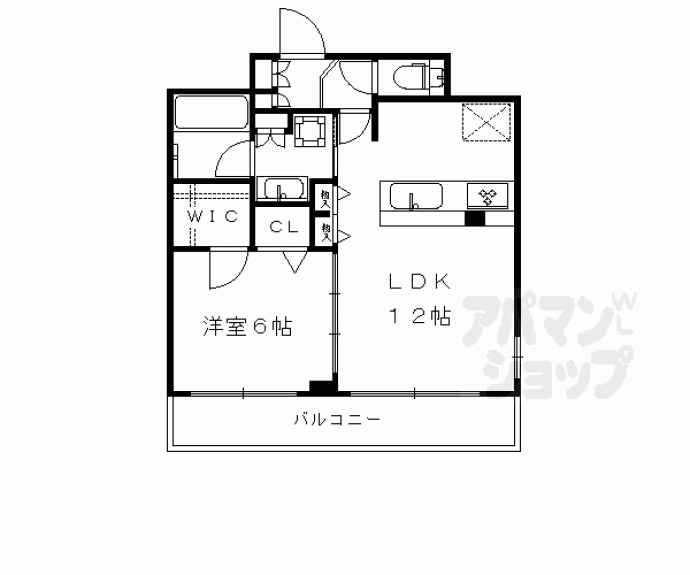 【プレサンスロジェ京都西大路五条】間取