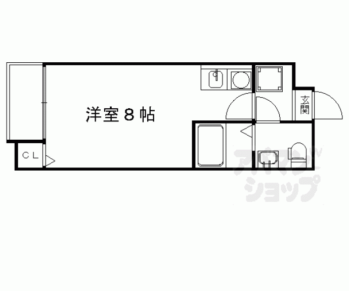 【ＫＹＯＴＯ　ＨＯＵＳＥ東寺】間取