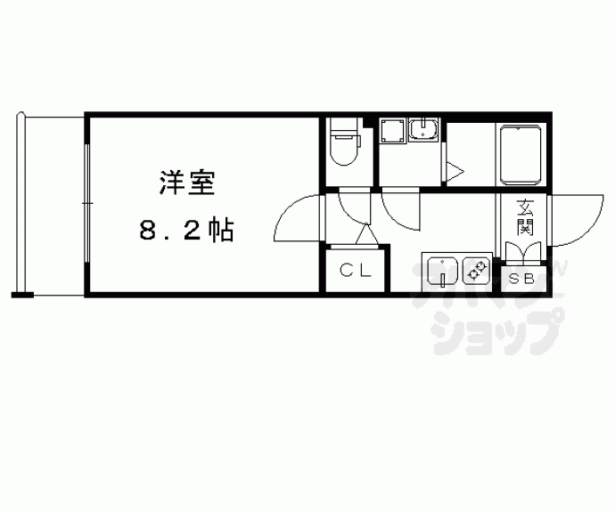 【ラヴィベール京都室町】間取