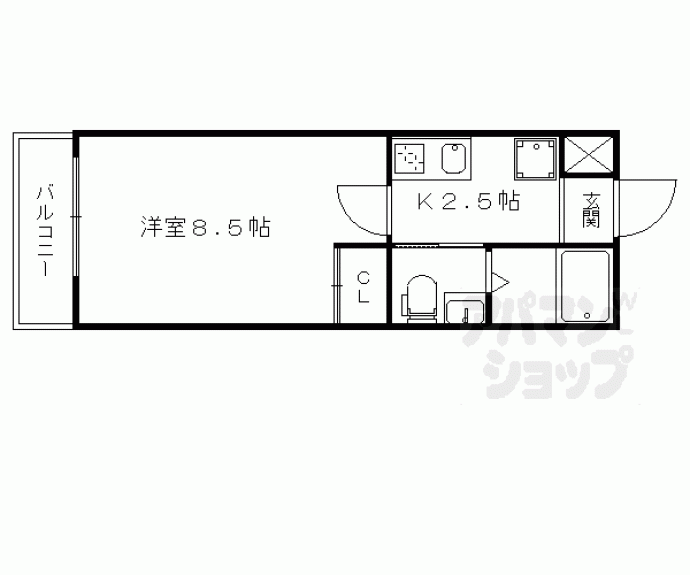 【グランメゾン梅小路】間取