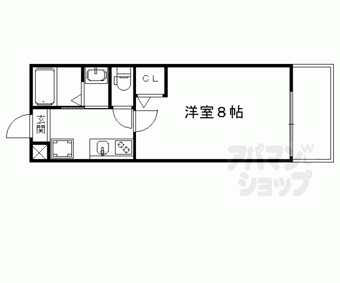 【パークサイド梅小路】間取