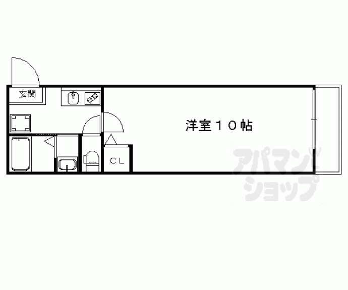 【パークサイド梅小路】間取